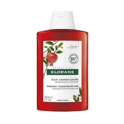 Grenade - Shampoing éclat à la Grenade - Cheveux colorés - Klorane - 200ml