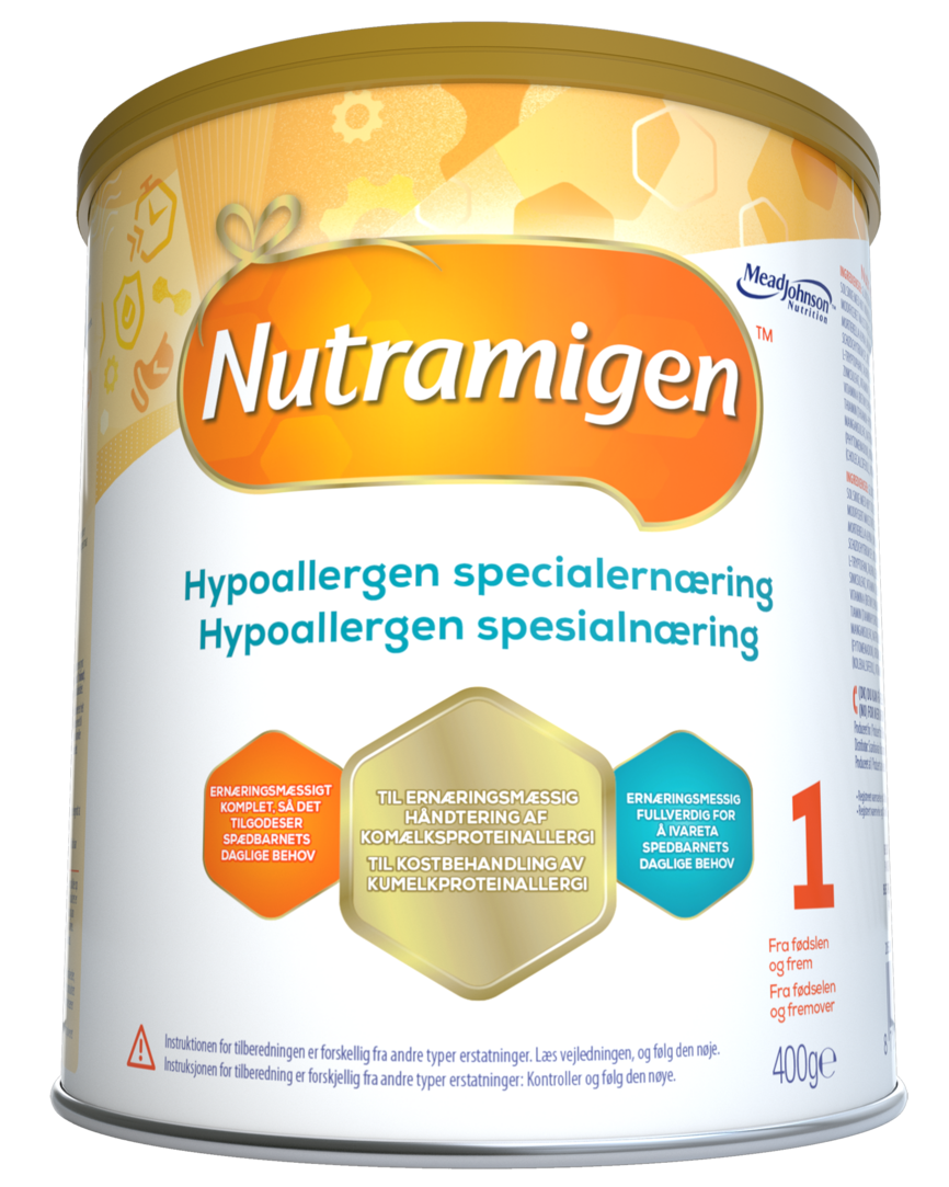 Nutramigen 1 hypoallergen spesialnæring 400 g