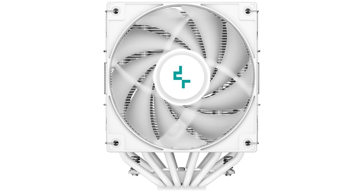DeepCoolAG620 WH ARGB CPU-koeler  (Wit, 4-pin PWM, RGB led)