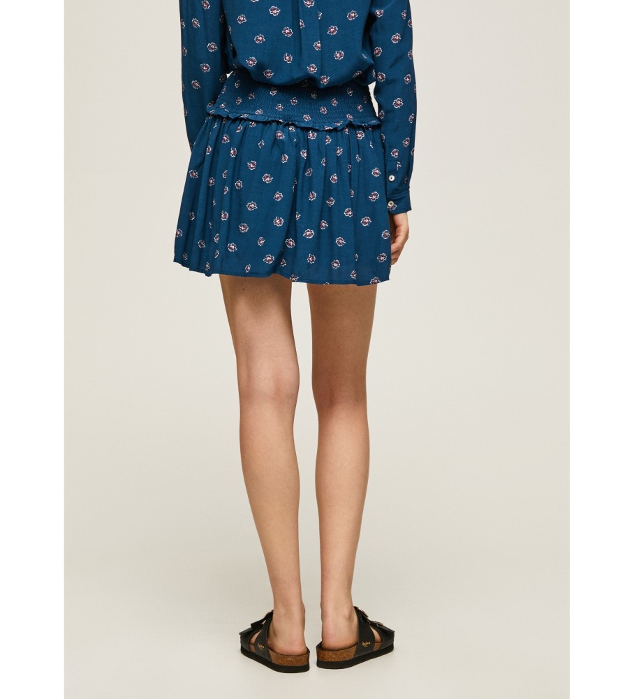 Saia Bruna Azul da Pepe Jeans
