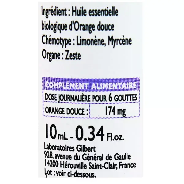 Le Comptoir Aroma Huile Essentielle Orange Douce 10ml