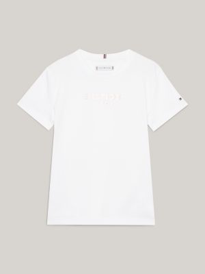 Camiseta Hilfiger Monotype com Logo Foil