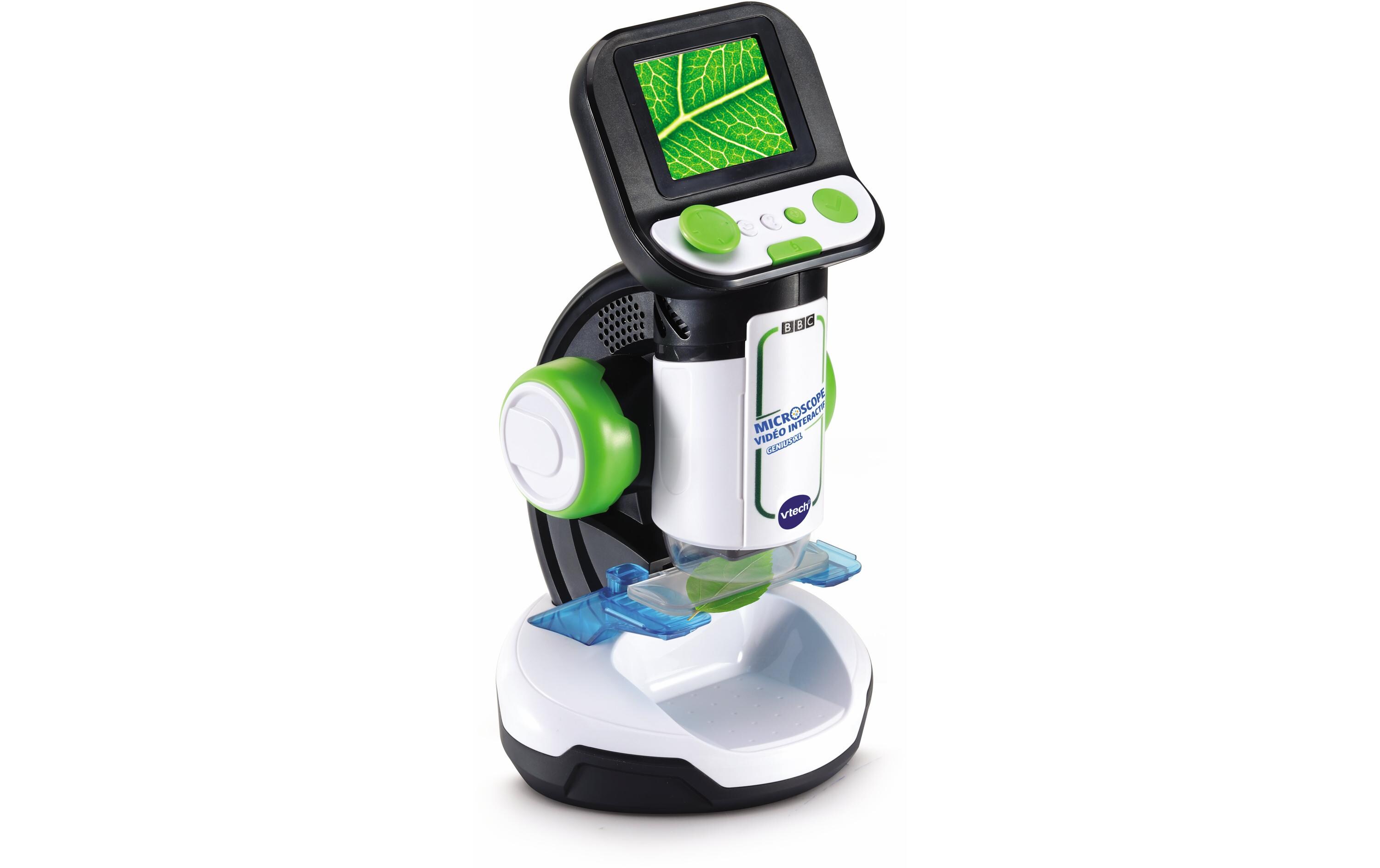 Genius XL – Microscope vidéo interactif -FR-Kinderfreundliches Mikroskop mit 3 Spielmodi