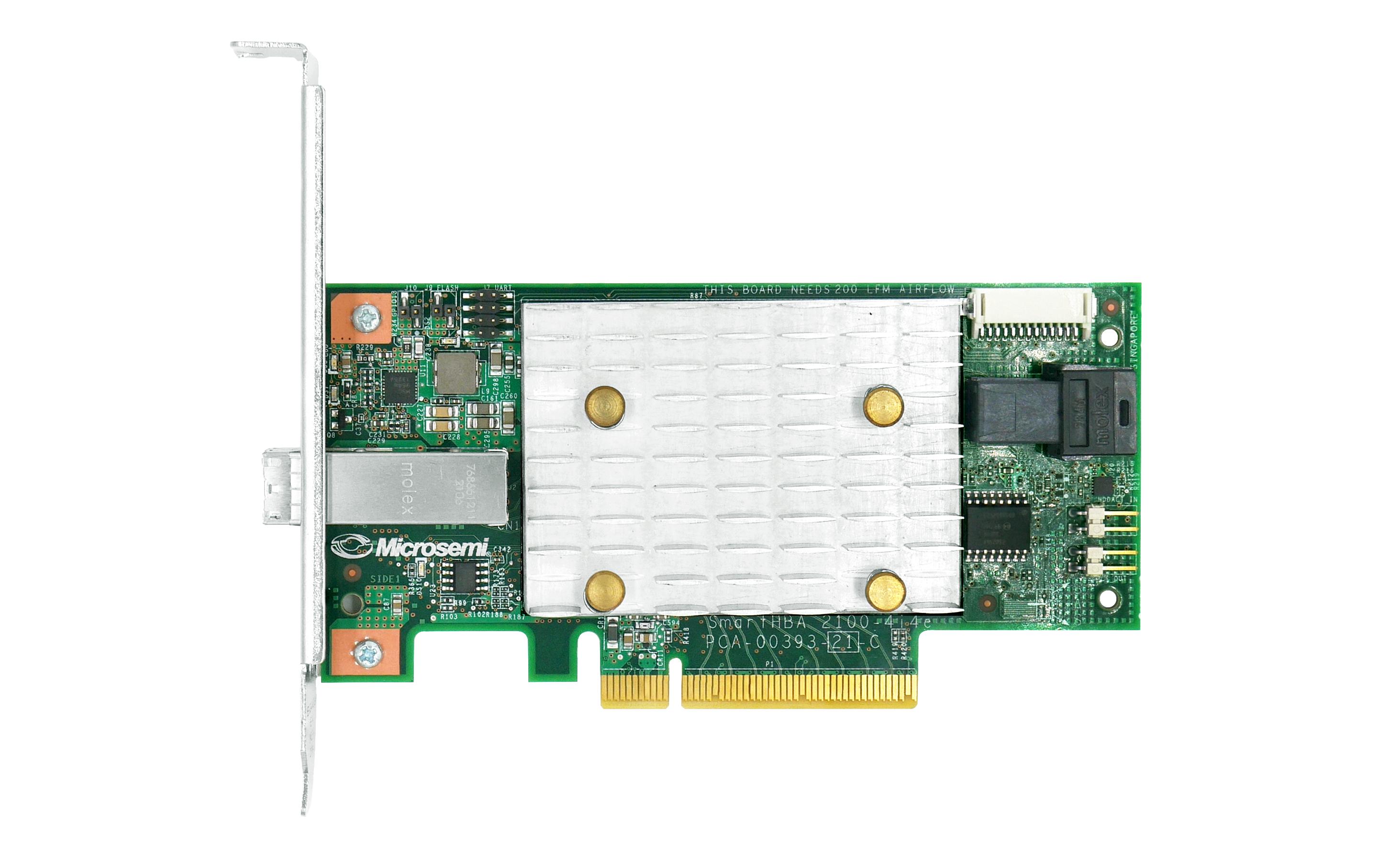 Host Bus Adapter 8 Port SATA3/SAS3 Smart-2100-4i4e<br>PCIe 3.0 SAS/SATA Host-Bus-Adapter mit 12 Gbps und Hardware-RAID
