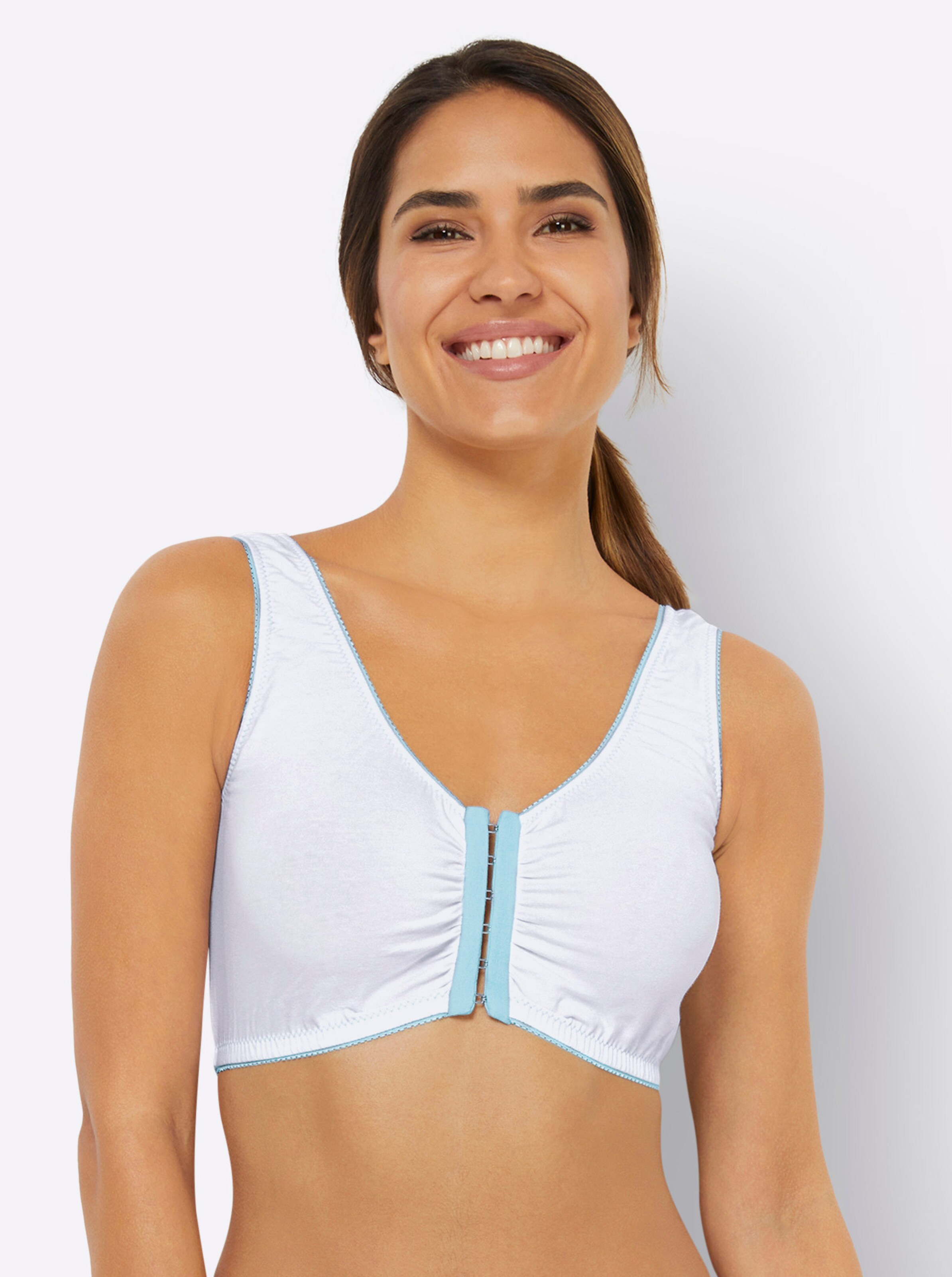 wäschepur Bustier in 3x weiß