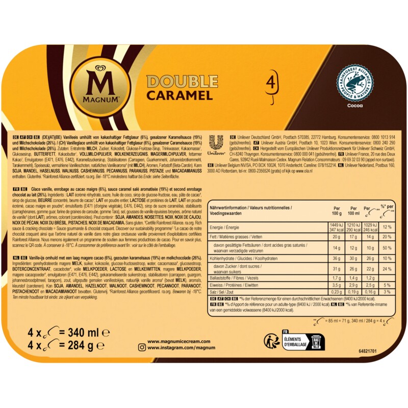 Magnum Double caramel