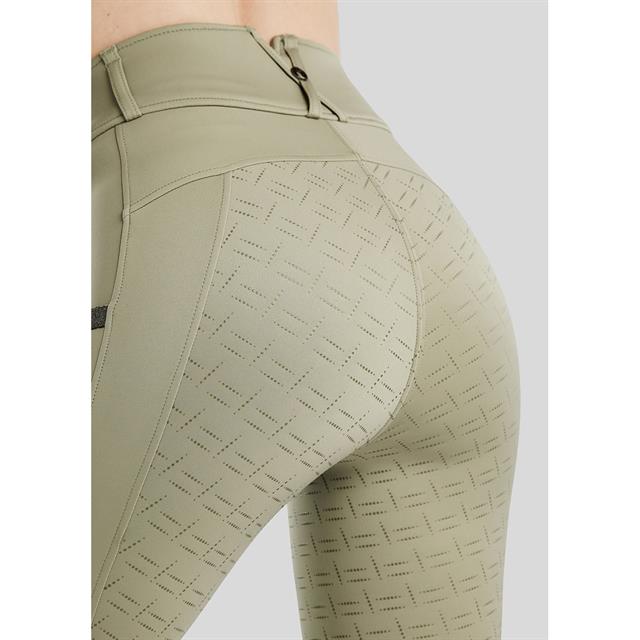 Paardrijlegging Montar MOGaia Gun Metal Full Grip Middengroen