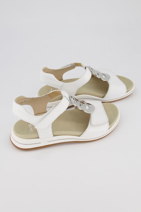 ara Leder-Sandalen, Klettverschluss, Komfortweite