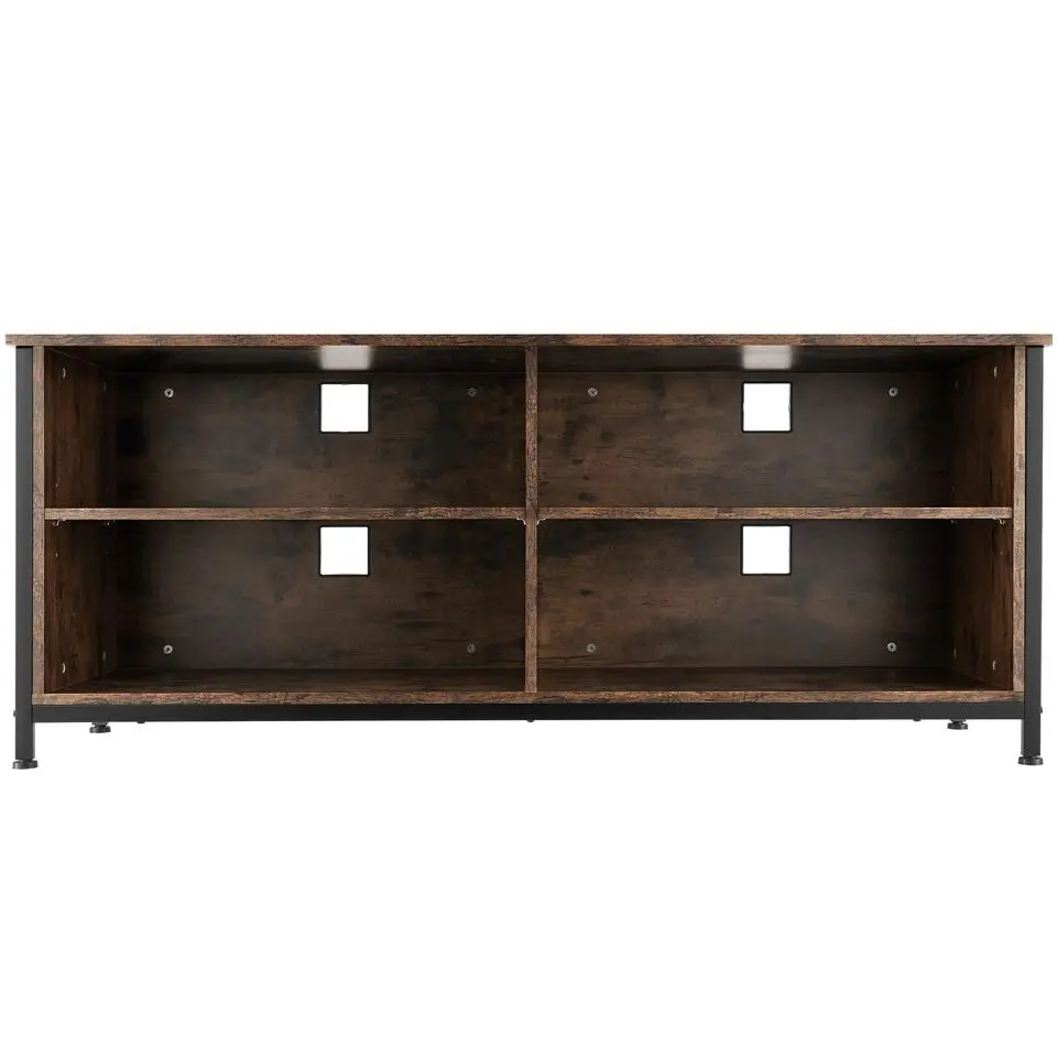 tectake Dressoir Navan 147x41x60,5cm, Industrieel Hout Donker, Rustiek