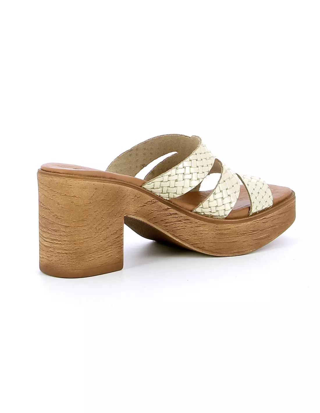 ELLA GUAPA ELAFE - Mules & sabots Platino