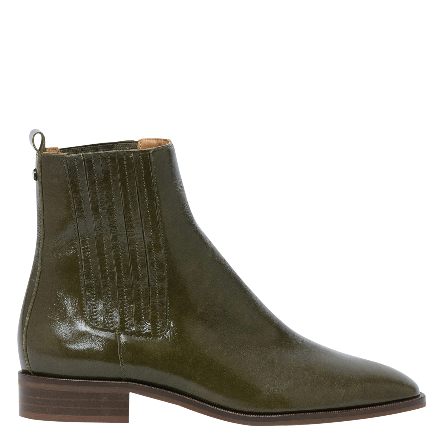 STACY - Boots en cuir | Vert