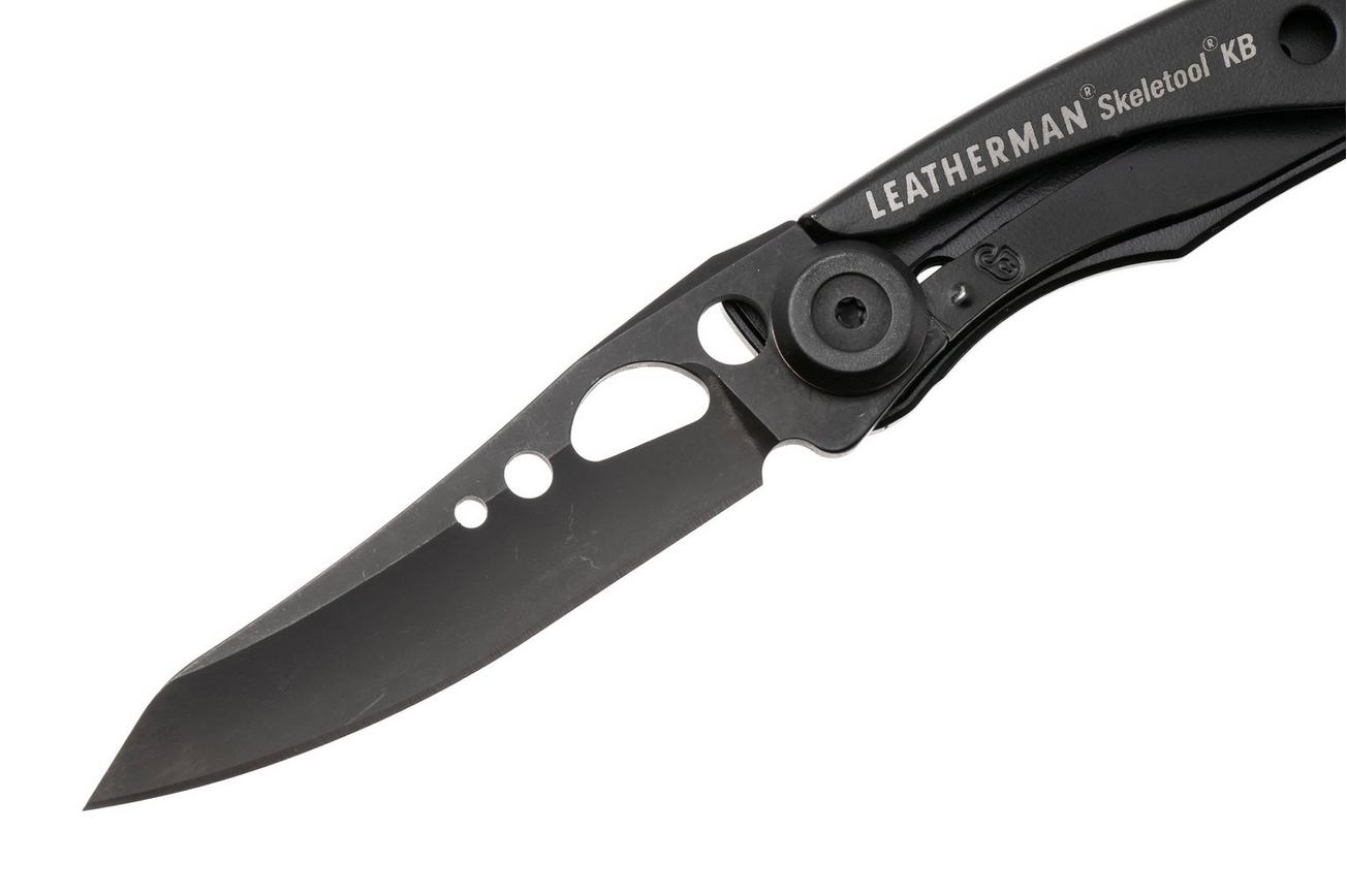 Leatherman Skeletool Knife KB 833165 Black Oxide 420HC, Onyx, zakmes