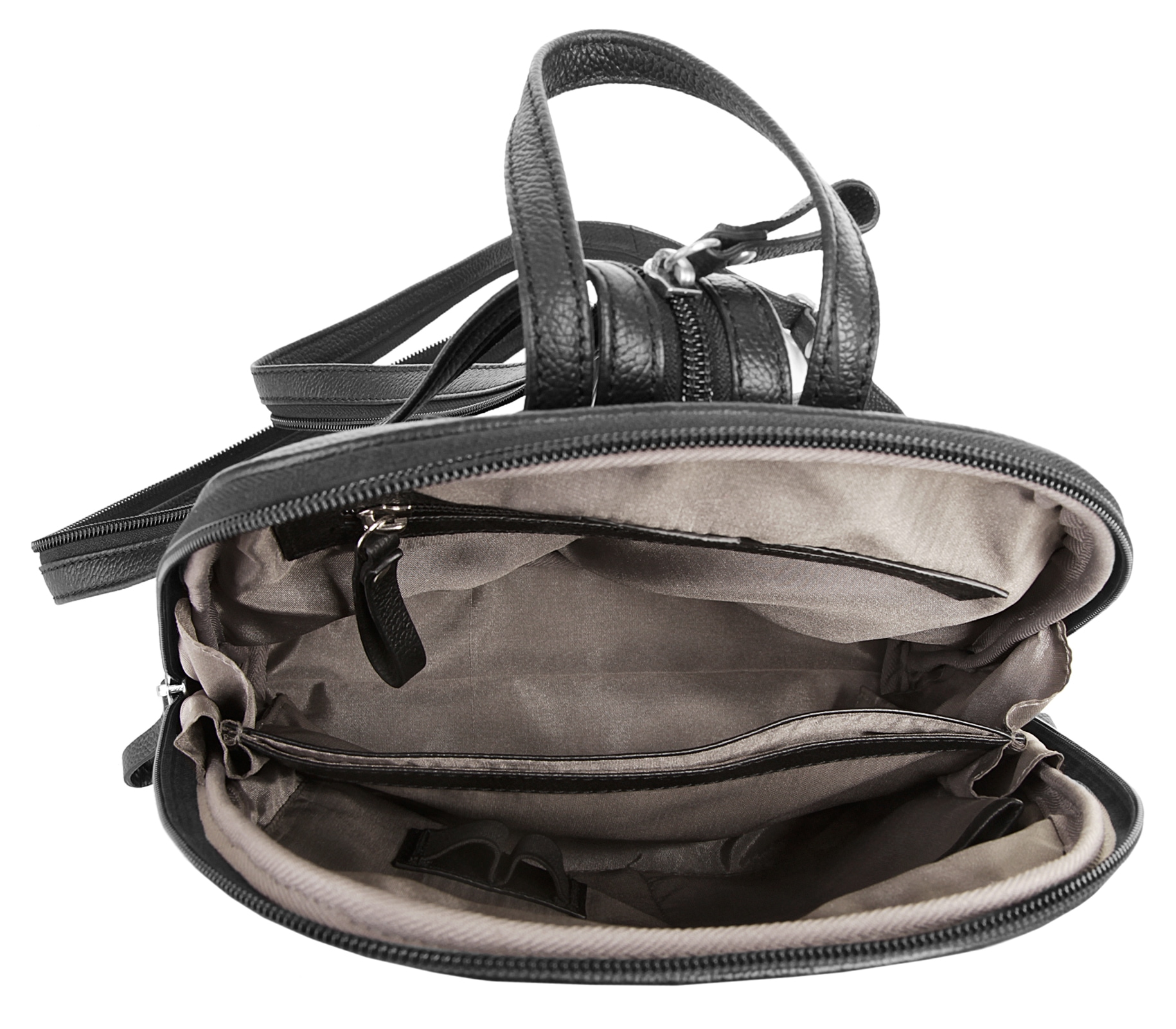 BODENSCHATZ Cityrucksack echt Leder