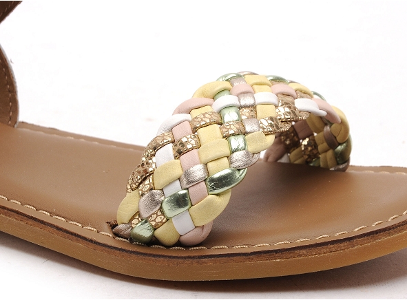 Shoo pom nu pieds enfant lazar kate multicolore