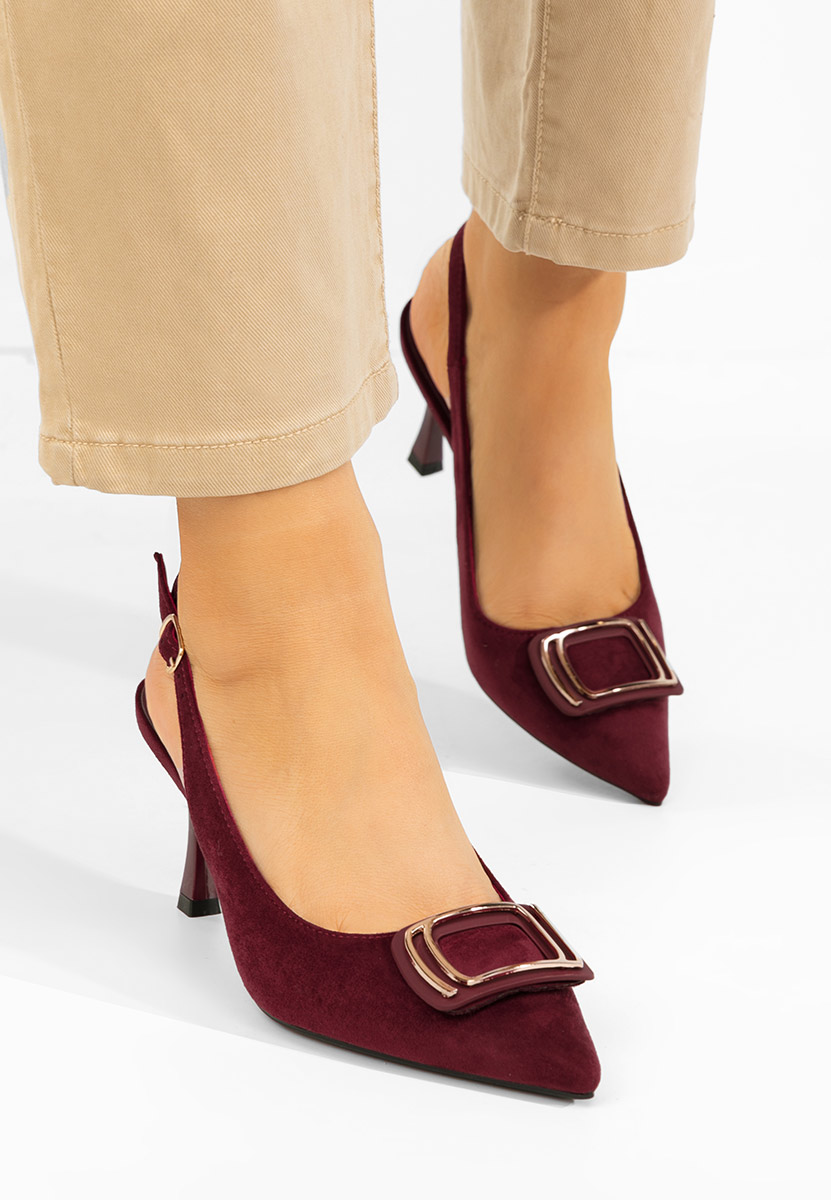 Chaussures slingback bordeaux Cristelia