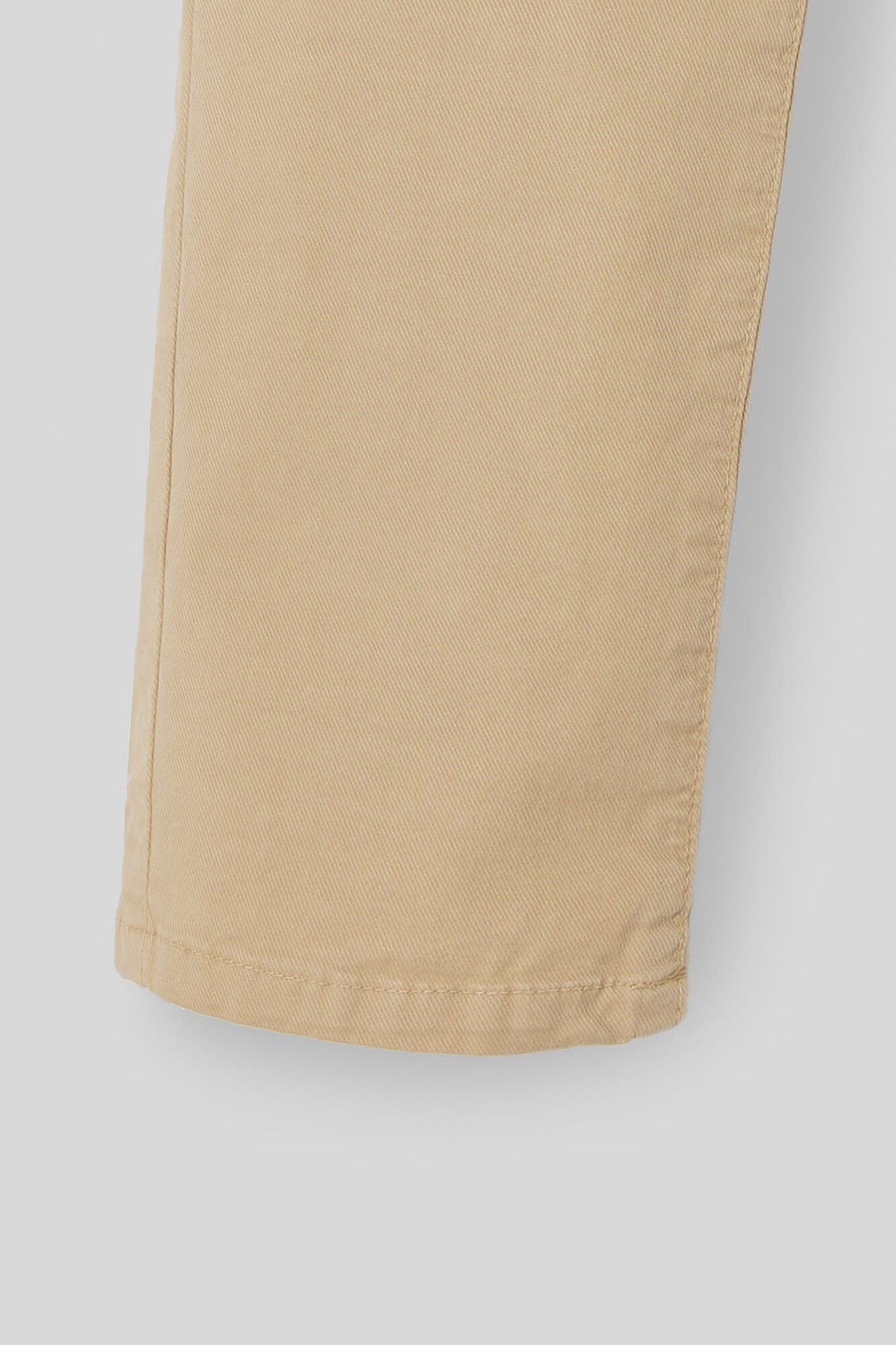 Calça esportiva casual bege com cinco bolsos - Bege