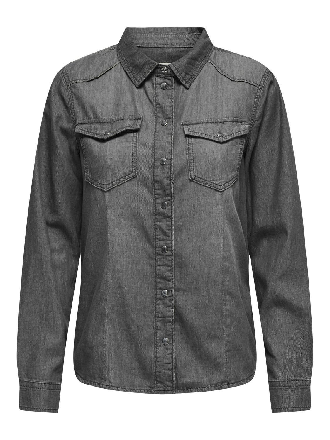 ONLALEXA Jeanshemd Medium Grey Denim