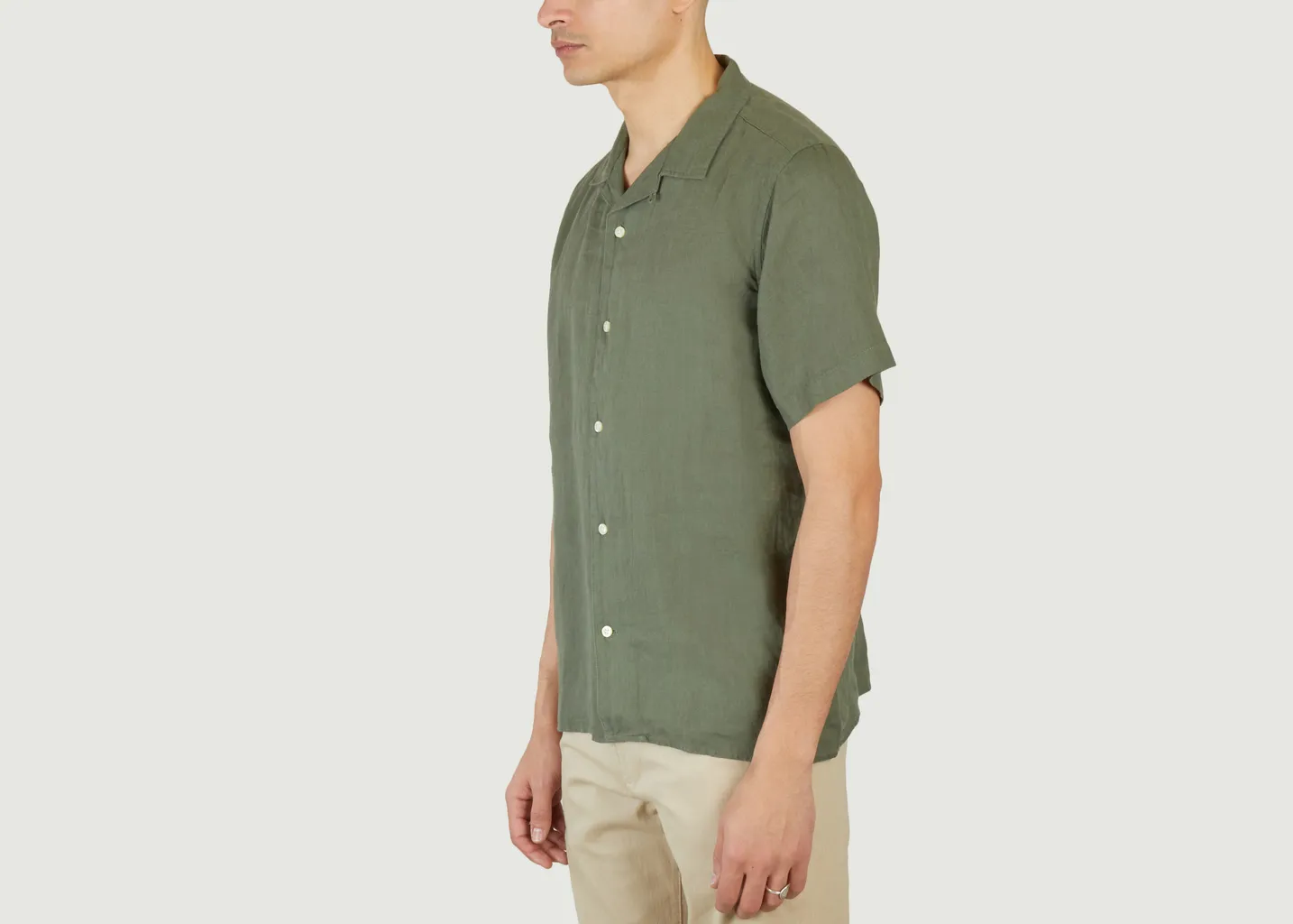 Chemise À Manches Courtes En Lin KCA
