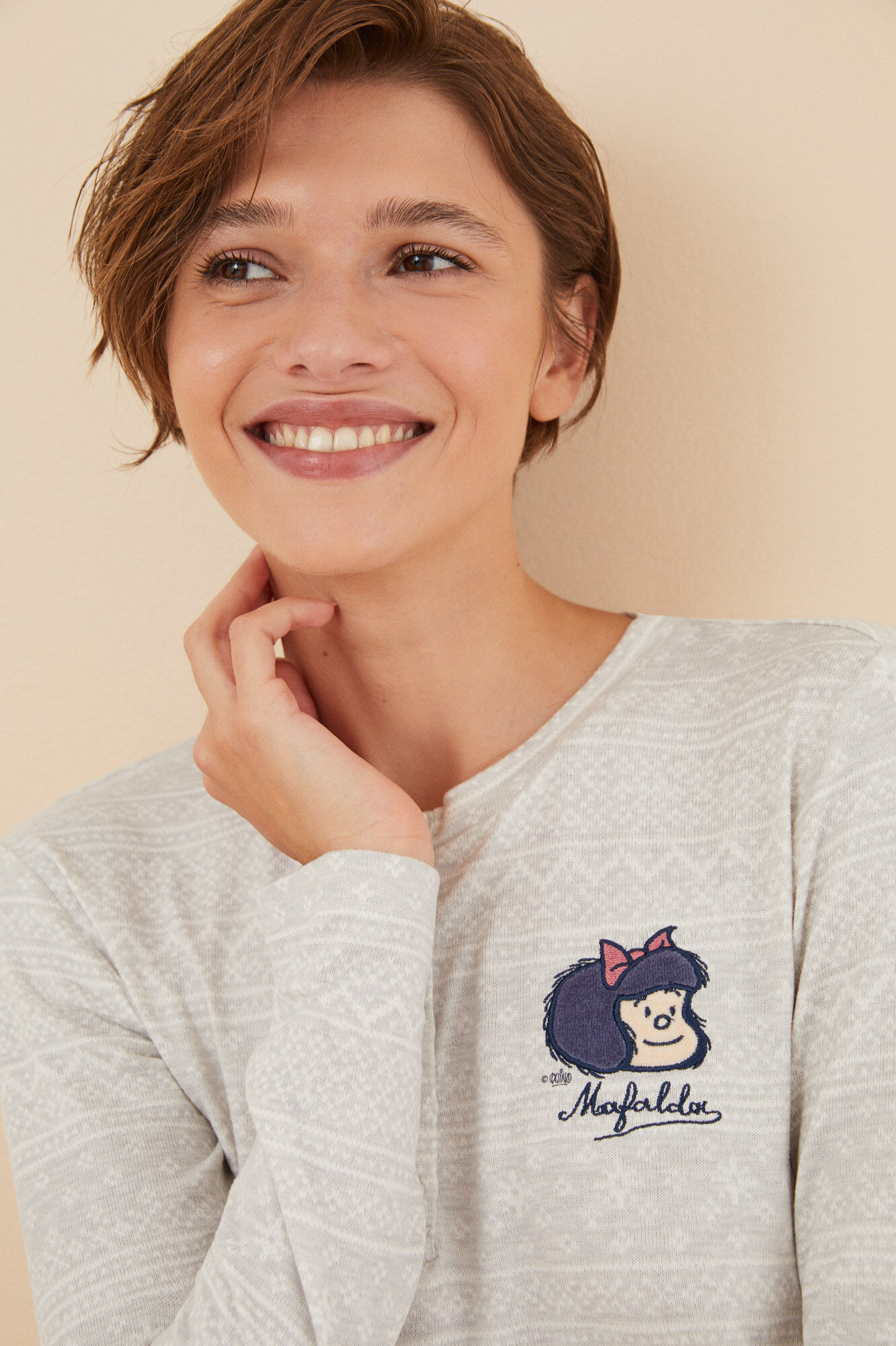 Camisola de mangas compridas Mafalda