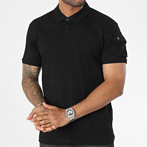 Polo Manches Courtes Noir