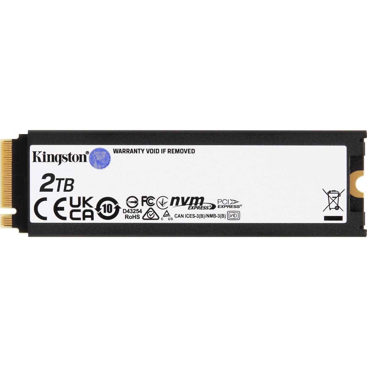 Kingston FURY Renegade NVMe intern SSD med kjøleribbe (2 TB)