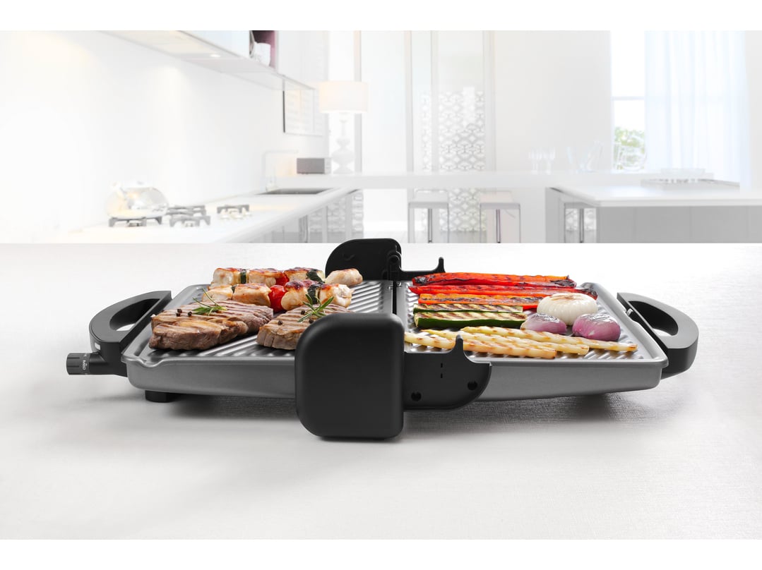 GRELHADOR DE PLACAS DELONGHI CG298.BK CINZENTO 1800W