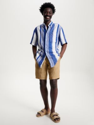 Shorts utilitários de linho Harlem Relaxed