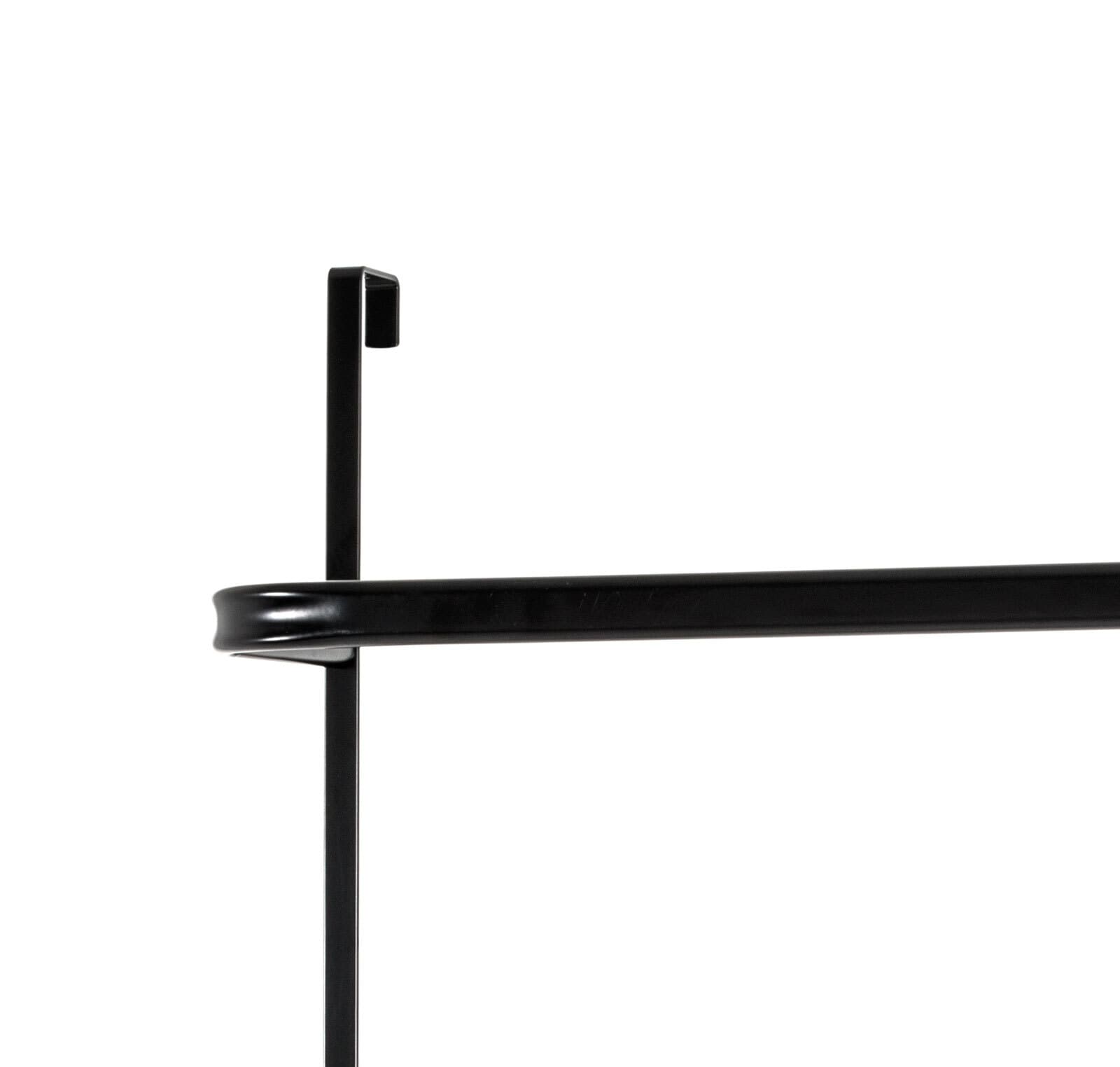 Türhandtuchhalter 55 x 78 cm Schwarz