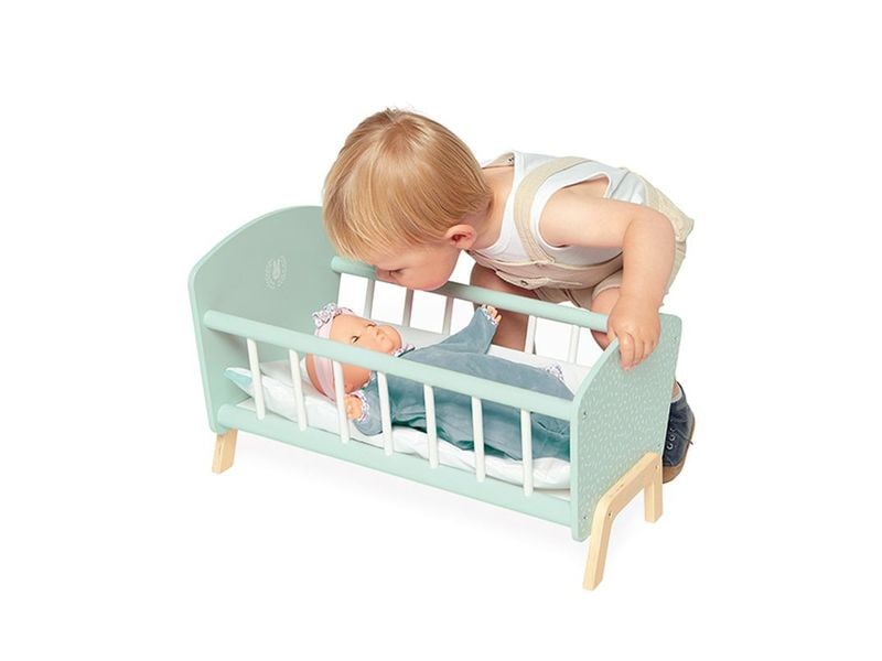 Janod Puppenmöbel Zen Bett Zen Puppen Bett für Kinder