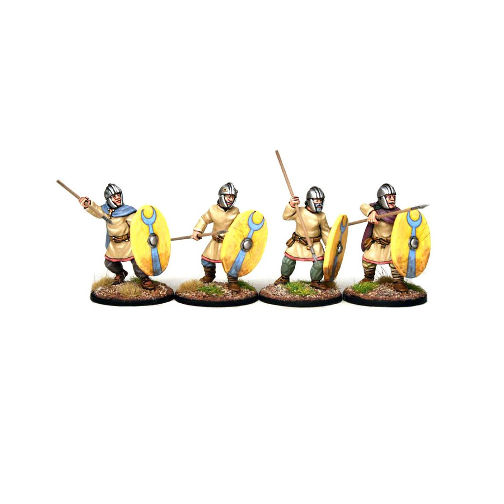 Late Roman Unarmoured Infantry in Helmets