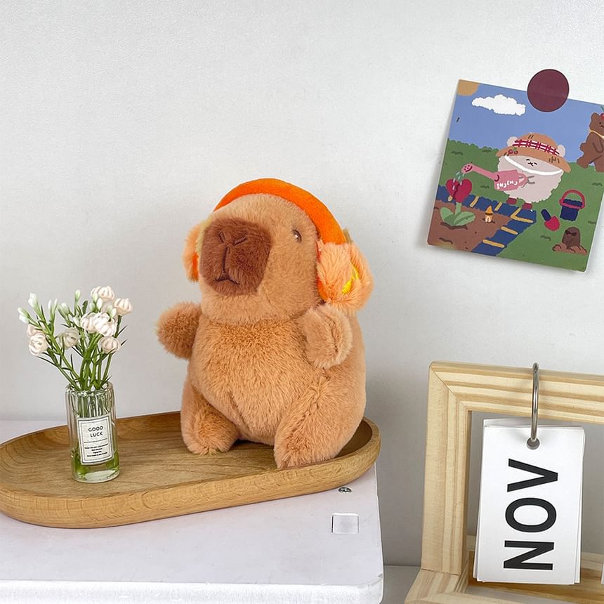 Klas 302 - Muziek Capybara Pluche Tashanger Sleutelhanger