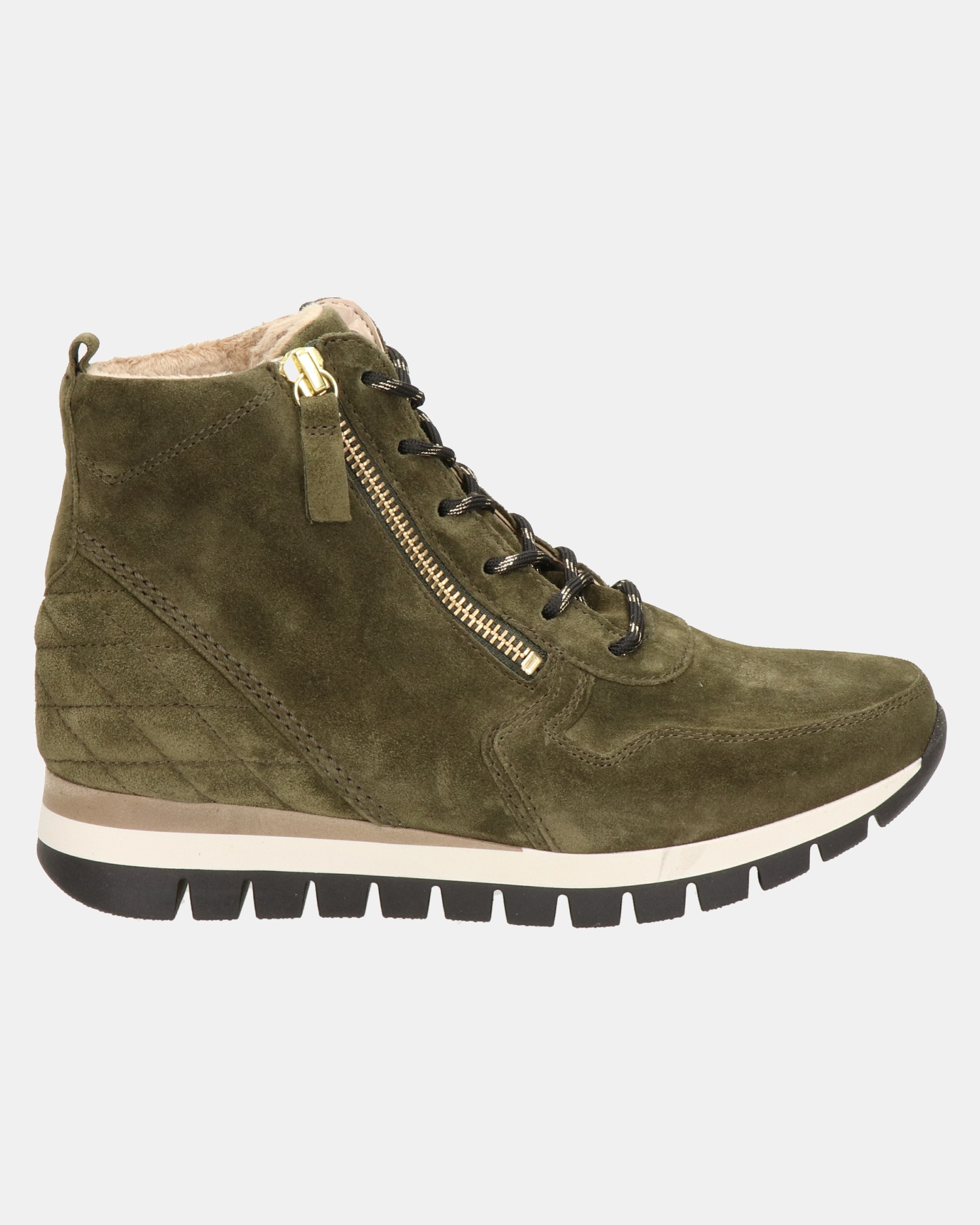 Gabor Hoge sneakers  - groen