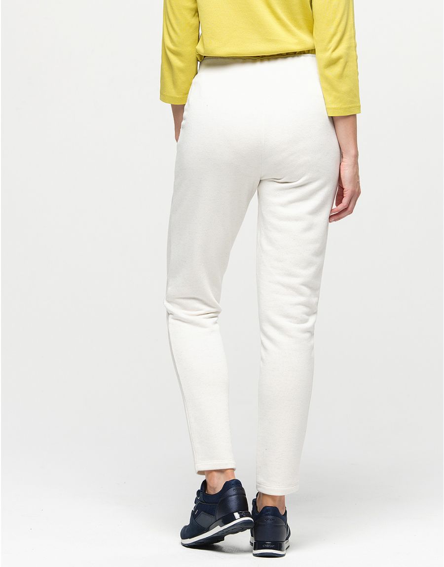 Pantalon jogging écru