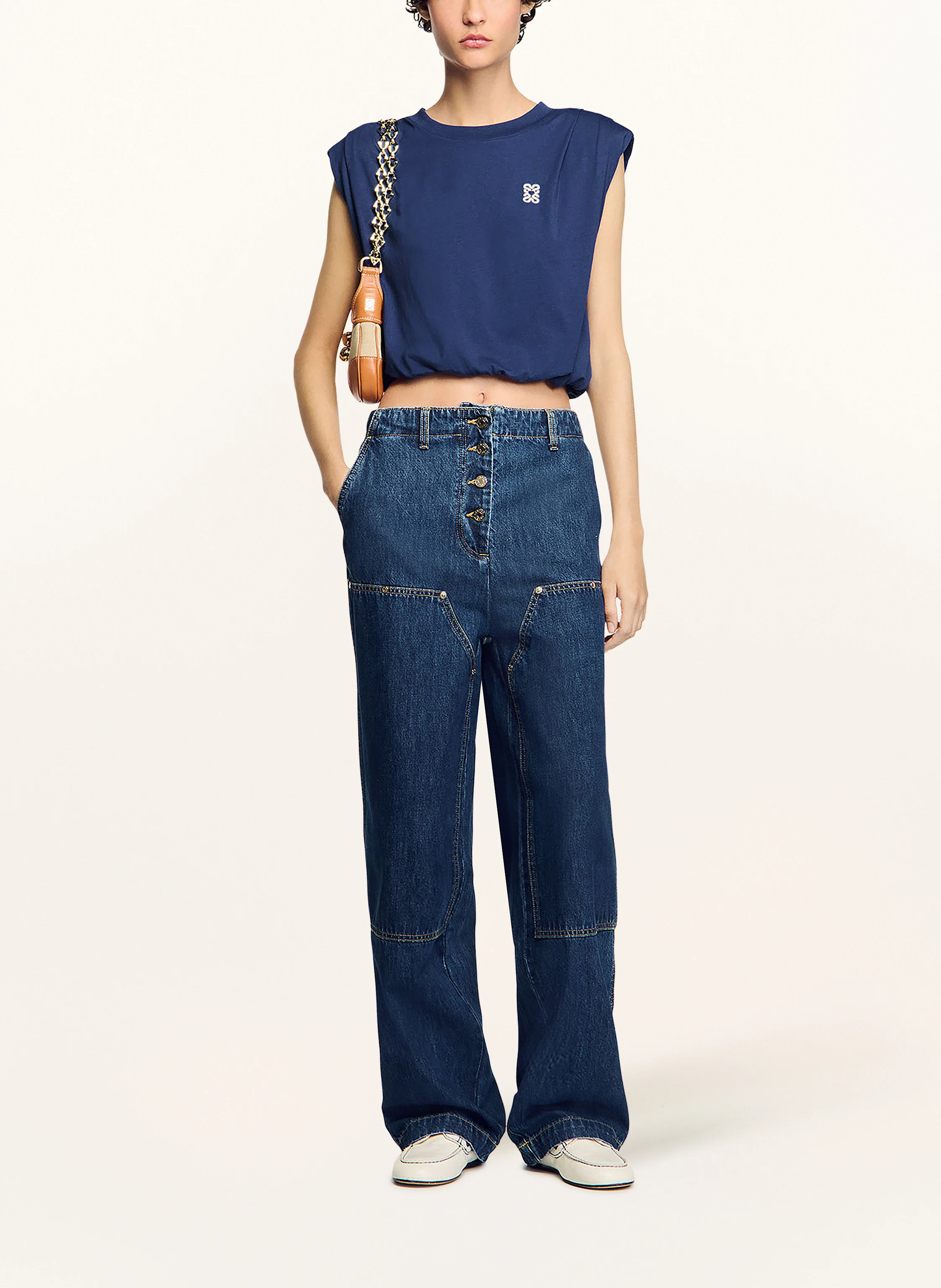SANDRO Cropped-Top