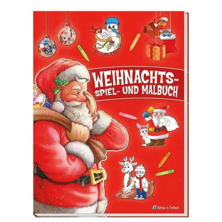 Trötsch Weihnachts-Spiel- und Malbuch