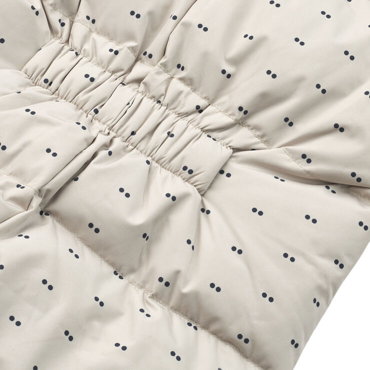 Liewood Sylvie Baby Snowsuit Double dot / S Double dot / silver lining