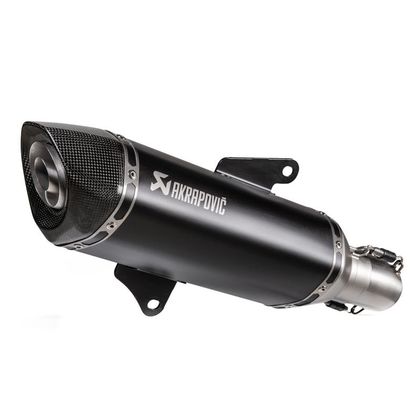 Silencieux Akrapovic acier noir embout carbone