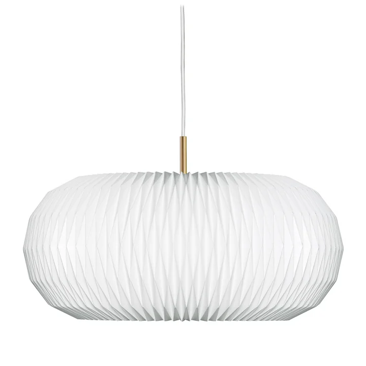 Le Klint - Donut Pendelleuchte, Ø 53 cm, Messing / weiss