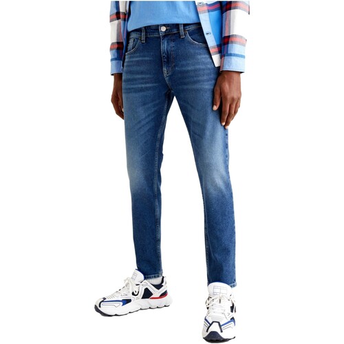 Tommy Jeans - VAQUERO CORTE SLIM HOMBRE DM0DM13686 Azul