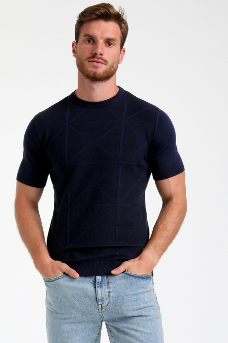 Gabbiano blauwe heren t-shirt