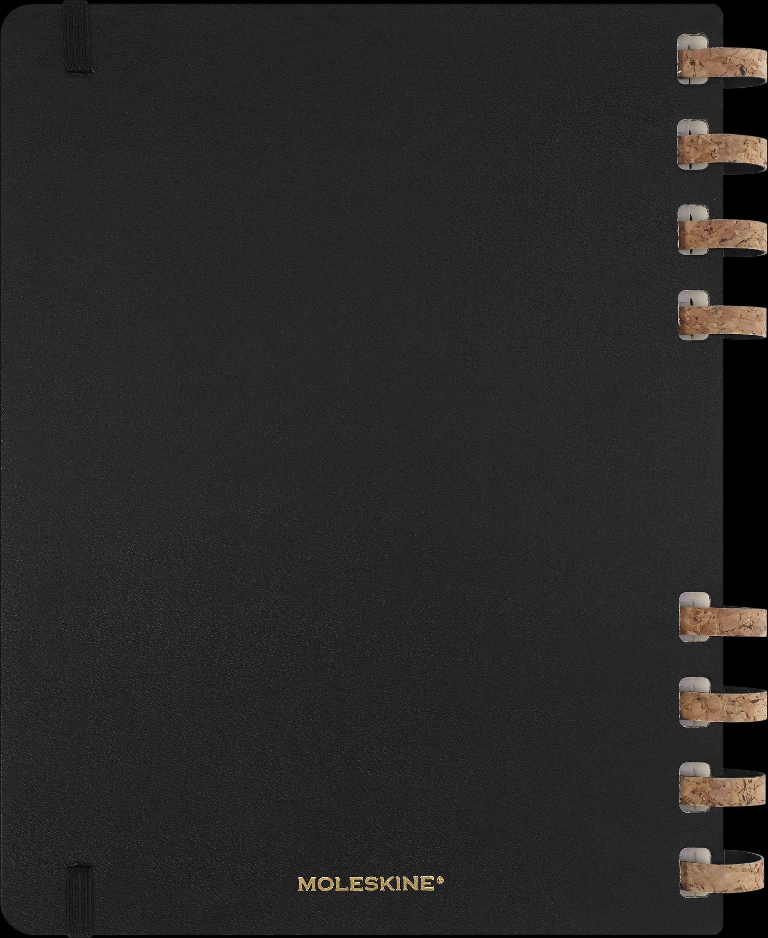 Moleskine 12 Monats Life Kalender mit Spiralbindung 2025, XL, Wochen-Monatskalender