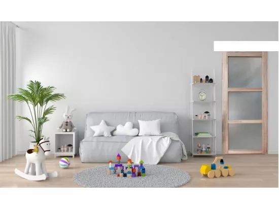 Porte Coulissante Bois Frake Vitrée H204 X L73 + Rail Alu Bandeau Blanc Et 2 Coquilles Noir Gd Menuiseries