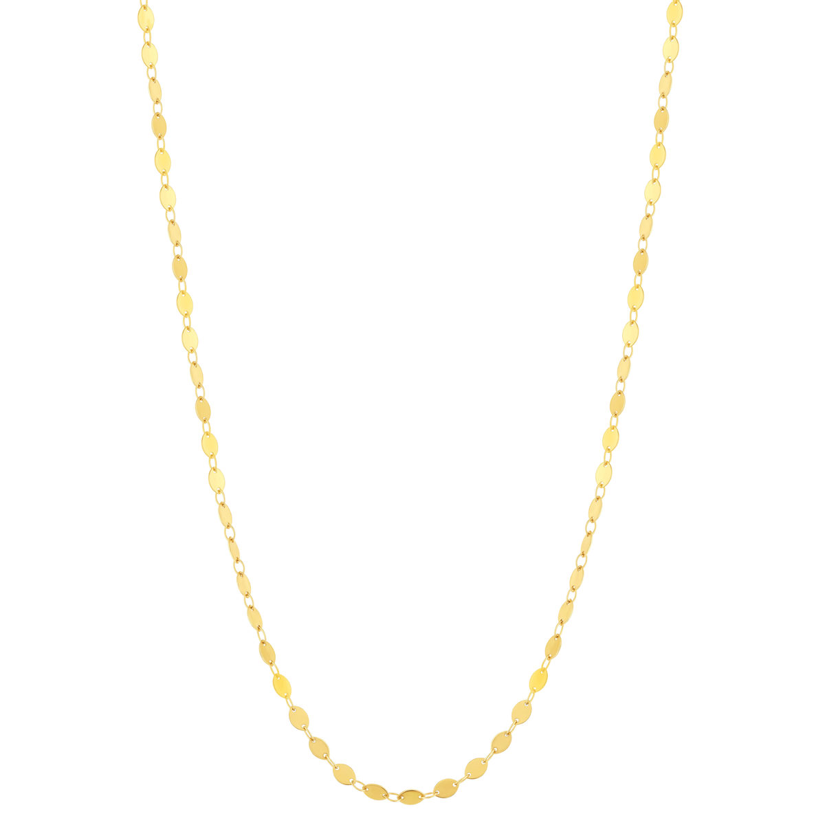 Collier acier doré 45cm