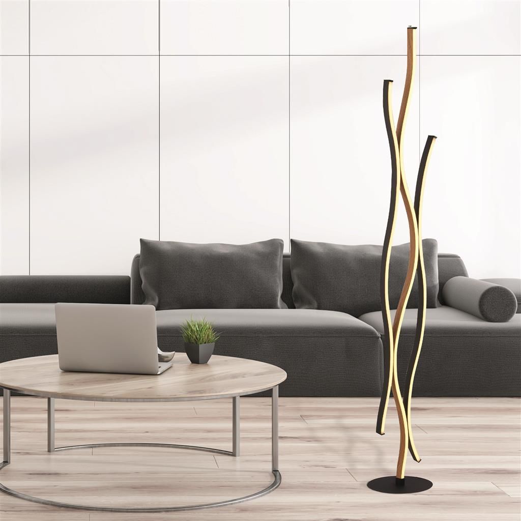 Vloerlamp 32102-1BK Bloom Swirl B20 x D20 cm