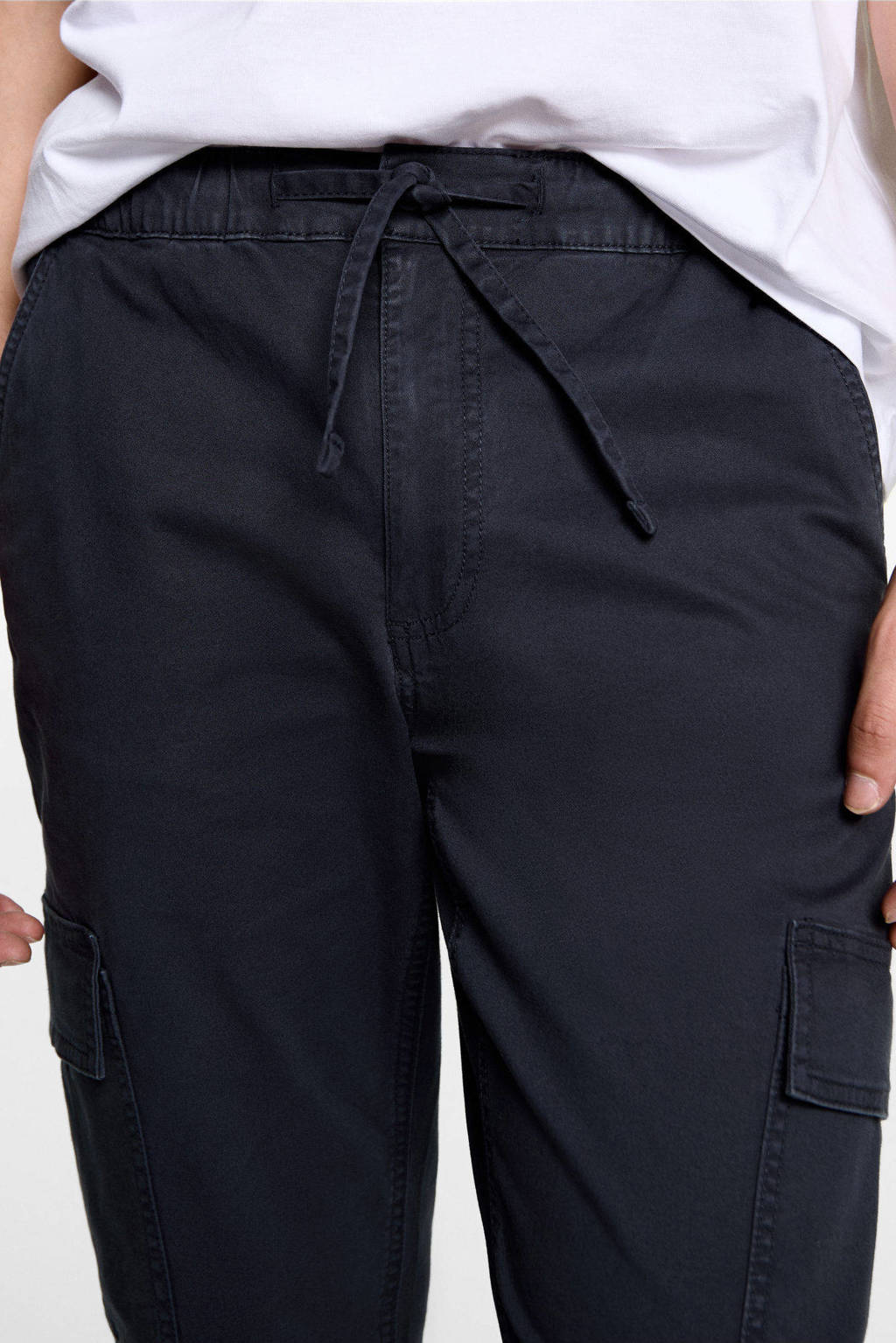 MANGO TEEN cargo broek marine