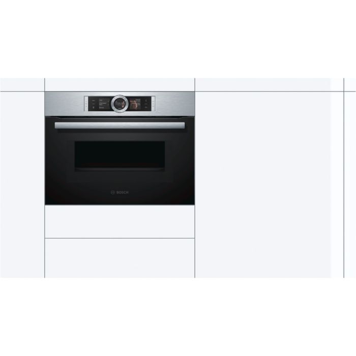 Bosch Kompaktbackofen mit Mikrowellenfunktion CMG636BS1