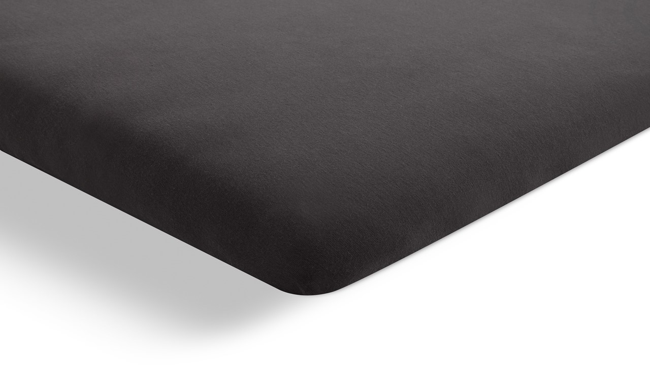 Hoeslaken Beter Bed Select Jersey topper donkergrijs