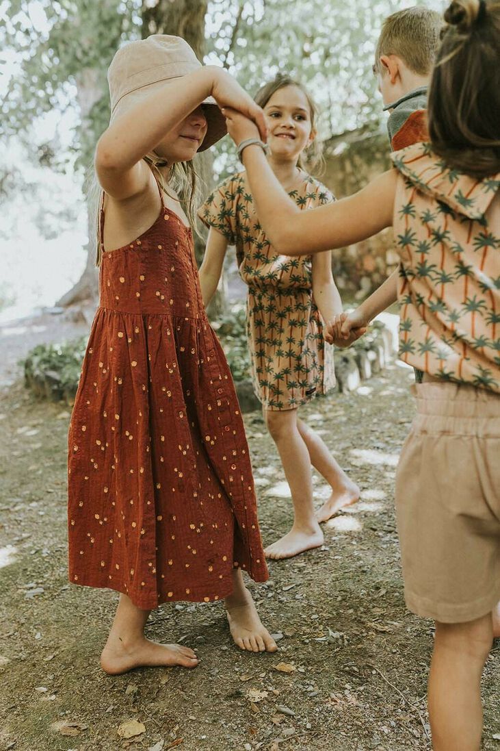A MONDAY IN COPENHAGEN roest a monday in copenhagen maxi jurk tilda dress