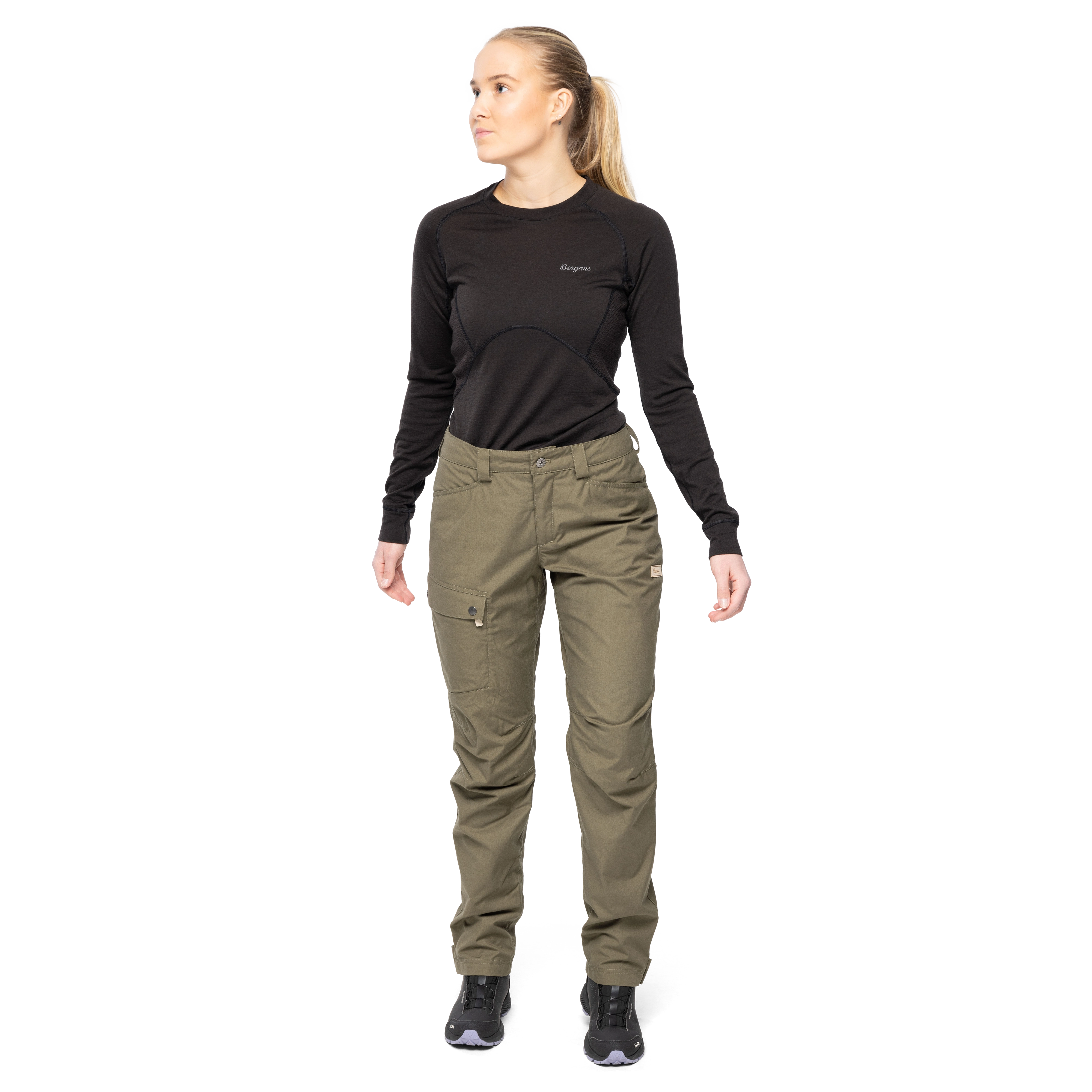 Nordmarka Leaf Light Pants Women Green Mud