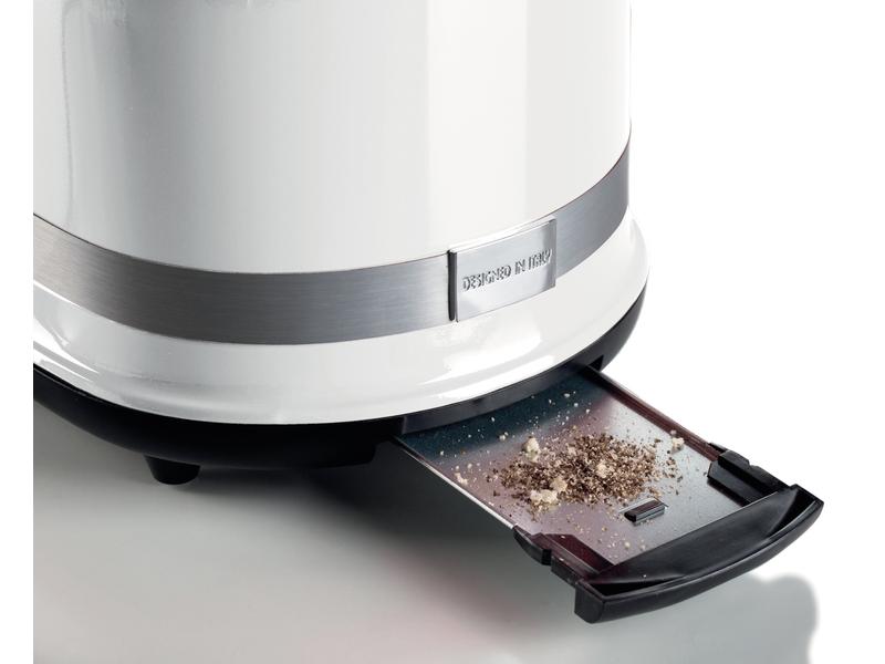 Ariete Toaster MODERNA Weiss Klassischer Toaster mit Klemmen